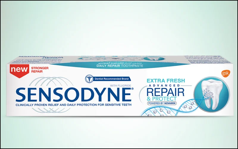 Sensodyne Repair & Protect Extra Fresh được cải tiến vượt trội