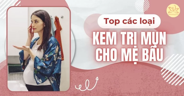 kem trị mụn cho bà bầu