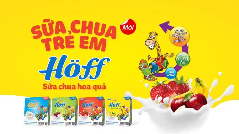 Hoff là một thương hiệu chuyên sản xuất ra các dòng sản phẩm liên quan đến sữa và các chế phẩm từ sữa