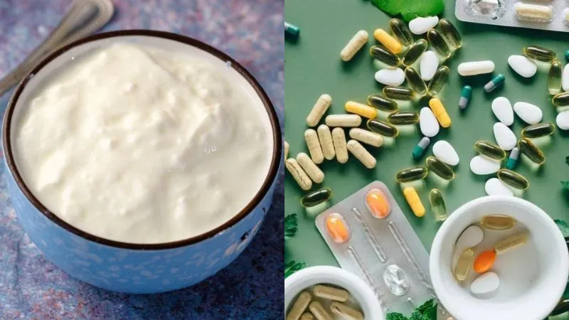 Vitamin E và sữa chua giúp làn da kích thích sản sinh nhiều collagen hơn