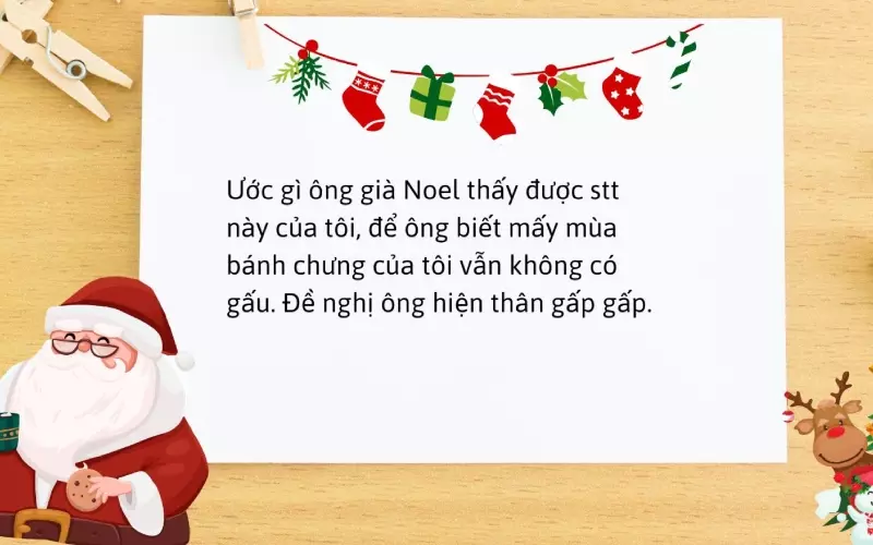 Caption Noel hài hước - 1