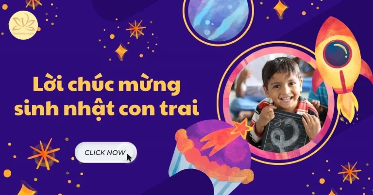 chúc mừng sinh nhật con trai
