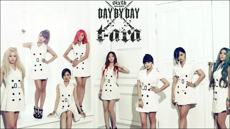 Hình ảnh T-ara trong bài hát "Day by Day"