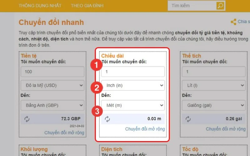 Dùng công cụ Convert World