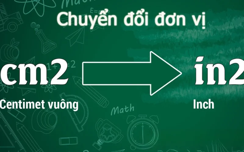 Nếu muốn chuyển đổi thì bạn cần tính toán từ inch sang inch vuông