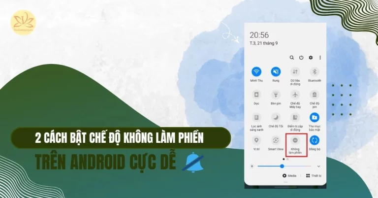 cách bật chế độ không làm phiền trên android