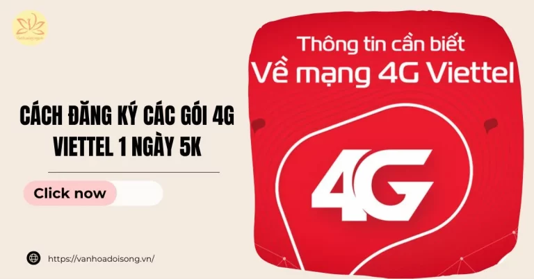 đăng ký 4g viettel 1 ngày 5k