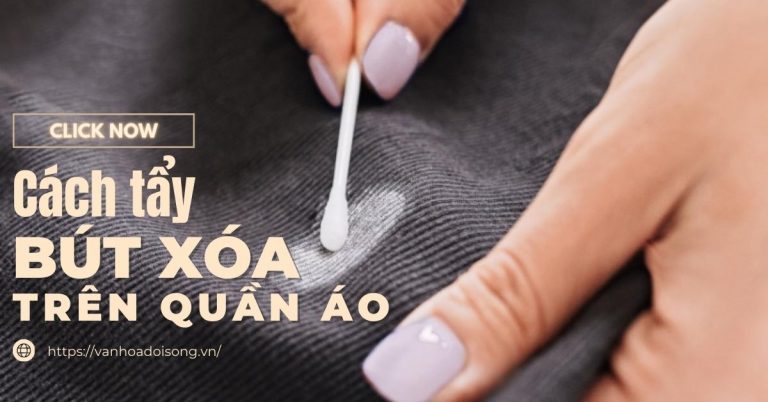 cách tẩy bút xóa trên quần áo