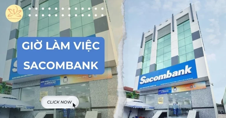 giờ làm việc sacombank