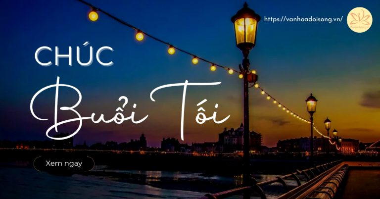 Lời chúc buổi tối vui vẻ, tốt lành, ngủ ngon hay, ý nghĩa nhất