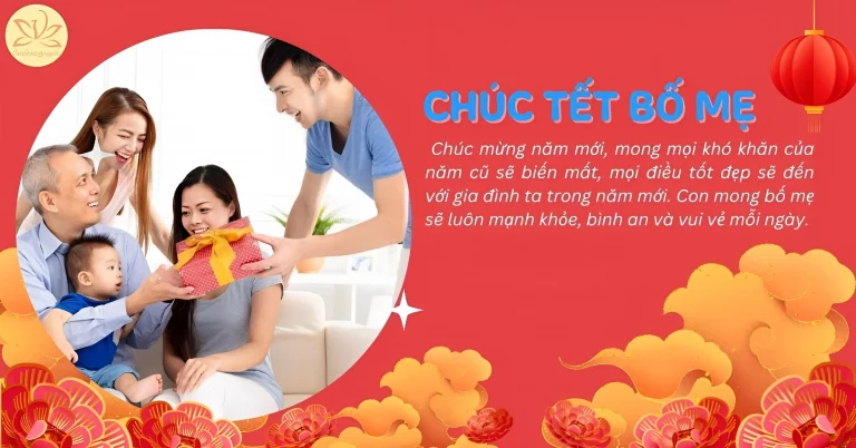 Chúc tét bố mẹ
