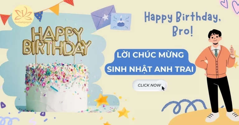 lời chúc mừng sinh nhật anh trai