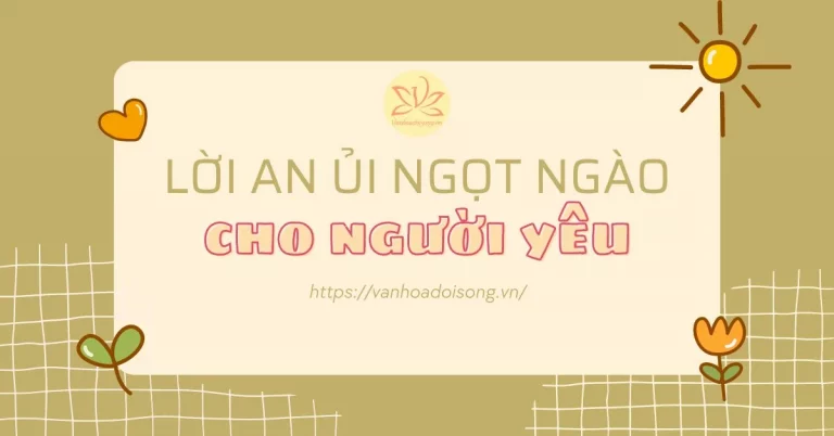 Lời an ủi ngọt ngào