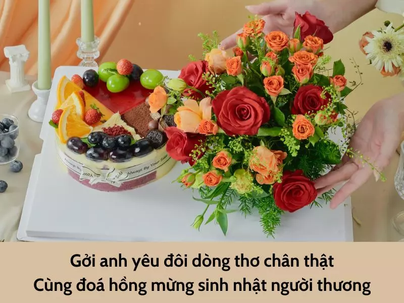 Thơ chúc mừng sinh nhật người yêu ở xa - 2