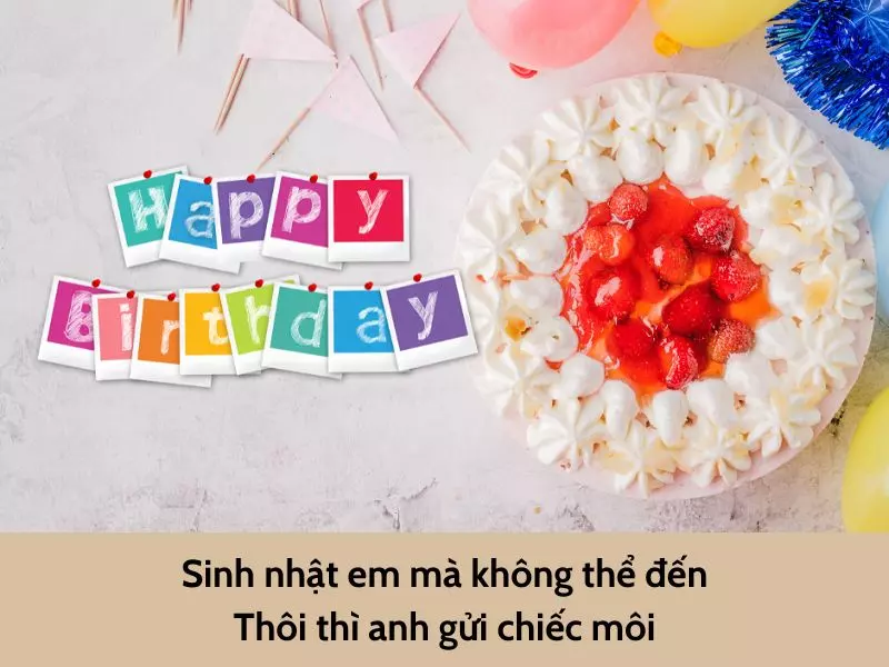 Thơ chúc mừng sinh nhật người yêu ở xa - 1