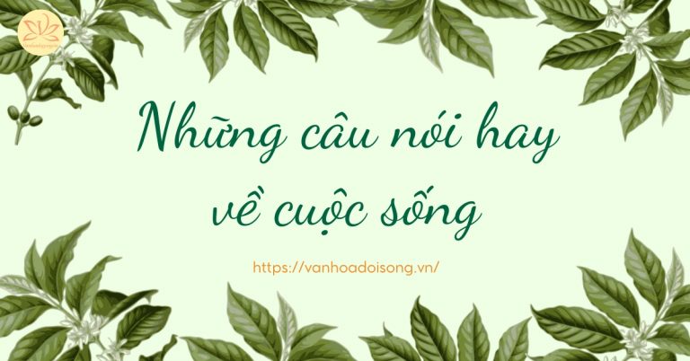 Những câu nói hay về cuộc sống nhiều ý nghĩa thay đổi cuộc đời