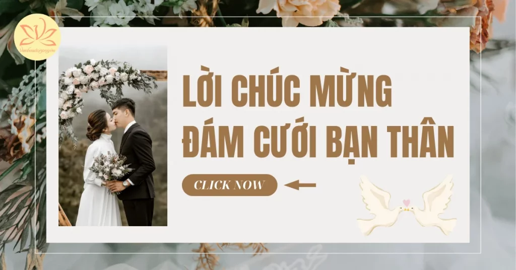 lời chúc mừng đám cưới bạn thân
