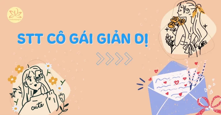 stt cô gái giản dị