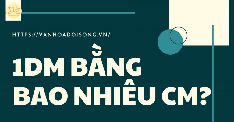 1 dm bằng bao nhiêu cm, m, mm, km, inch, pixel