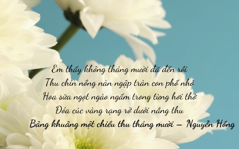 Bâng khuâng một chiều thu tháng mười - Nguyễn Hồng